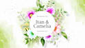 create a beautiful personalized animated wedding invitation video