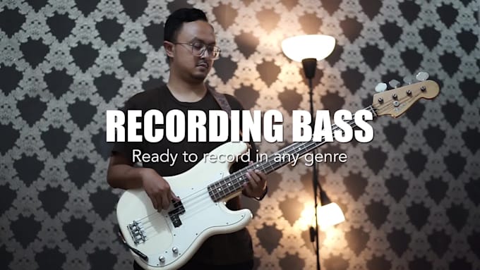 record professional soul, pop, jazz, rnb bass for your song