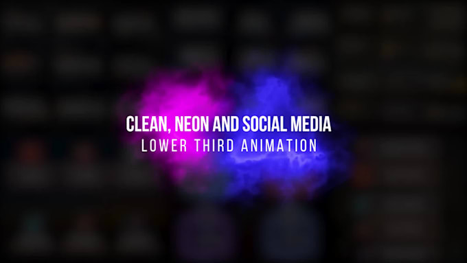 create clean social media lower thirds