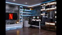 do your gaming bed room design with isometric and interior setup in 3d