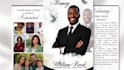 design funeral program, obituary, memorial card in 24hrs