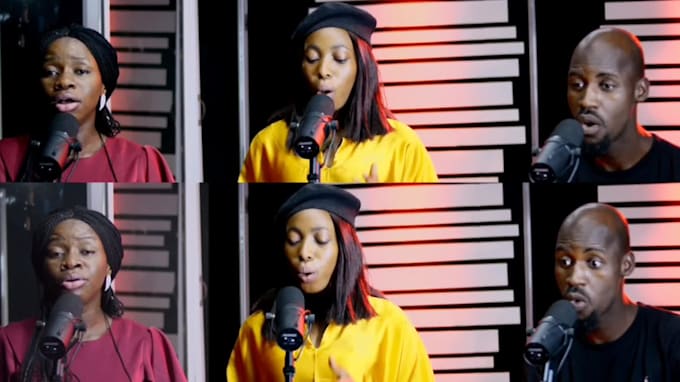 record professional gospel choir and background vocals