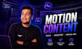 create reels video ads motion graphics and video editing