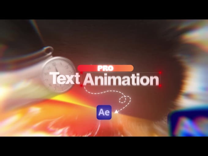 add animated text, titles over video