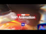 add animated text, titles over video