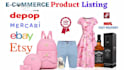 do upload product listing, cross listing on etsy, depop, vinted, poshmark store