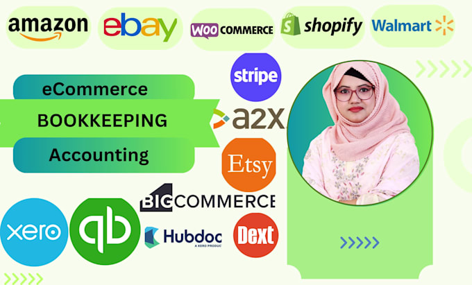 do ecommerce bookkeeping, accounting in quickbooks online and xero