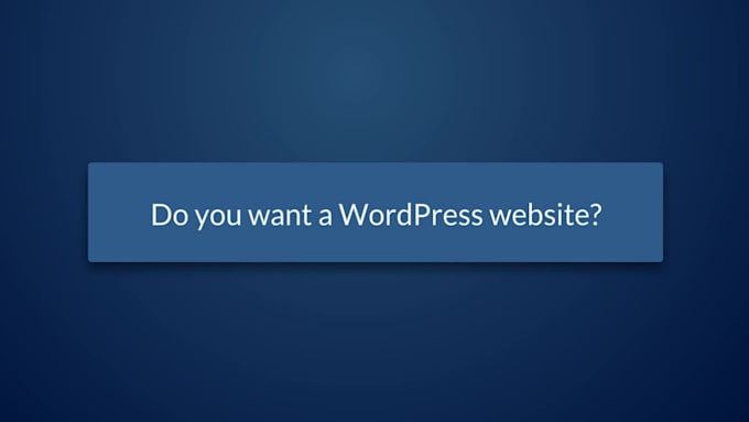 quick install, transfer or copy wordpress and basic support