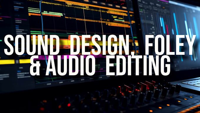 design sound effects for your video, animation, game or film