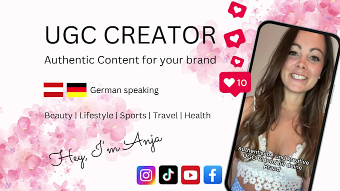 create authentic and creative ugc videos in german