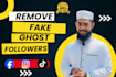 remove instagram bot, fake and ghost followers manually