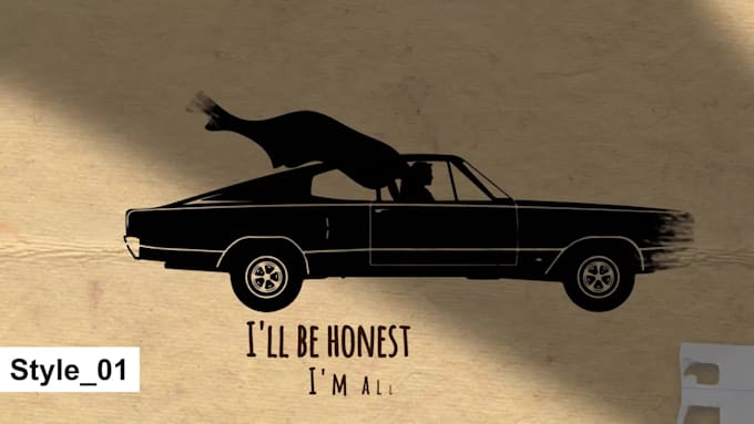 create a custom lyric video with animated lyrics