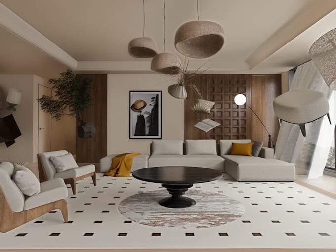 Professional Interior Rendering Do interior design with photorealistic 3d rendering by Mursalinzaman ...