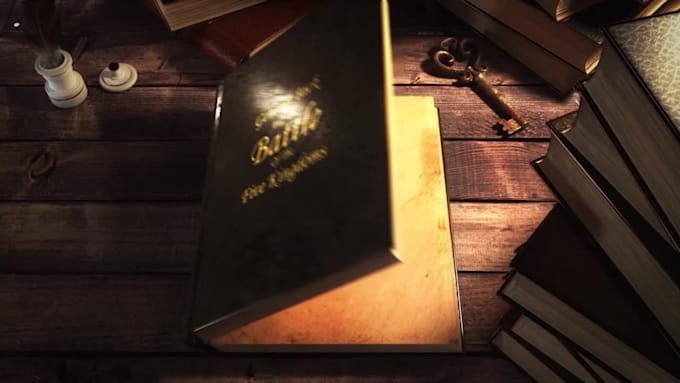 create cinematic flipbook style book trailer promo