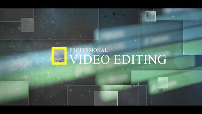 do professional video editing