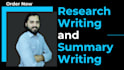 do research writing and summary writing for you