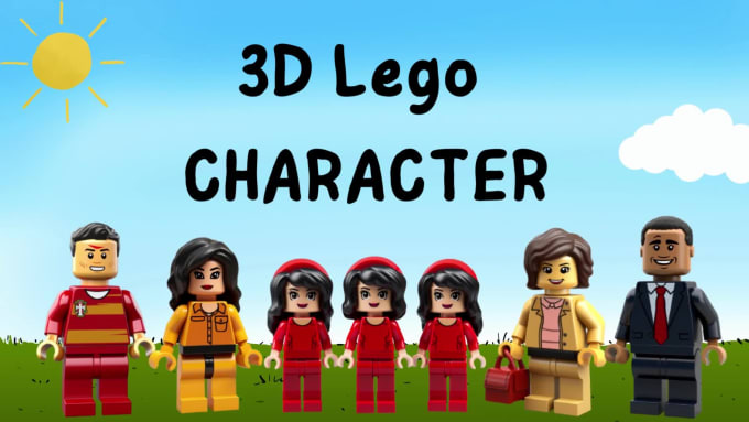 Créer des personnages de figurines lego en illustration 3d avec le modèle  photo que vous voulez