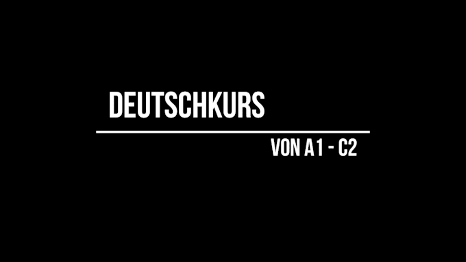 teach you in german
