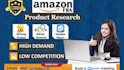 do amazon product research for amazon fba private label