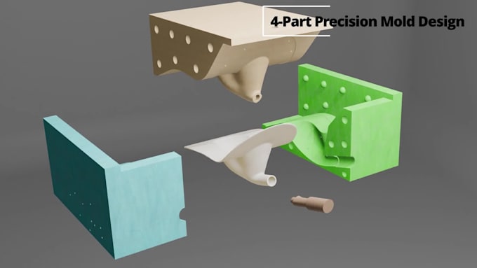 design 3d silicone and injection molds in solidworks