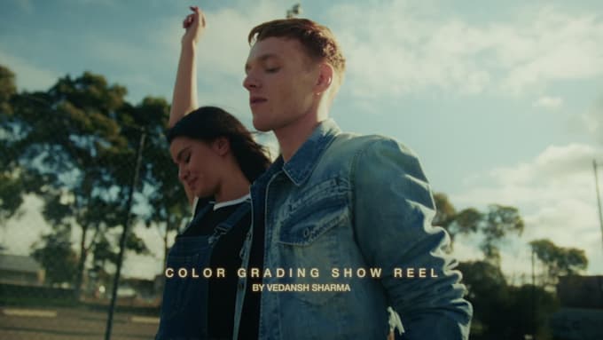 do cinematic color grading and color correction