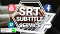 translate, transcribe, subtitle english srt to your video
