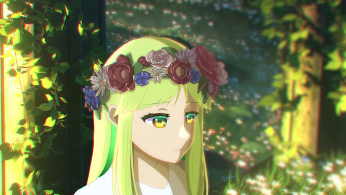 make you cinematic anime with animated background