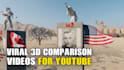 create viral youtube 3d comparison video animations