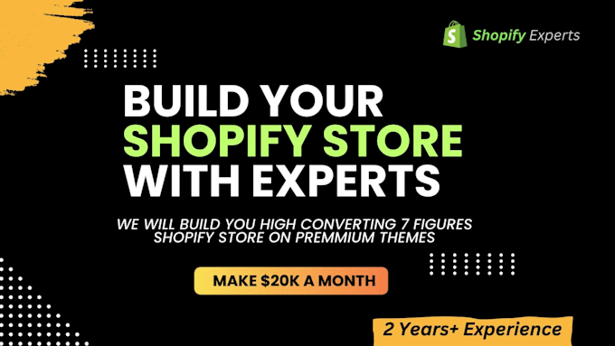 create or update your shopify website as a shopify developer