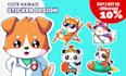 design cute cartoon character simple illustration
