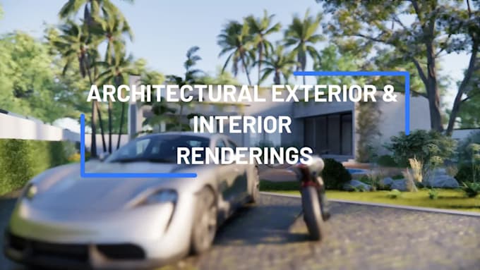 create photorealistic 3d architectural renders and walkthrough animations