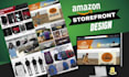 create premium amazon storefront design, amazon storefront