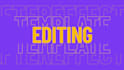 edit after effects template