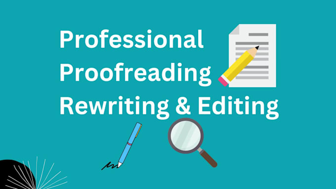 professionally edit, proofread, rewrite, and check english grammar