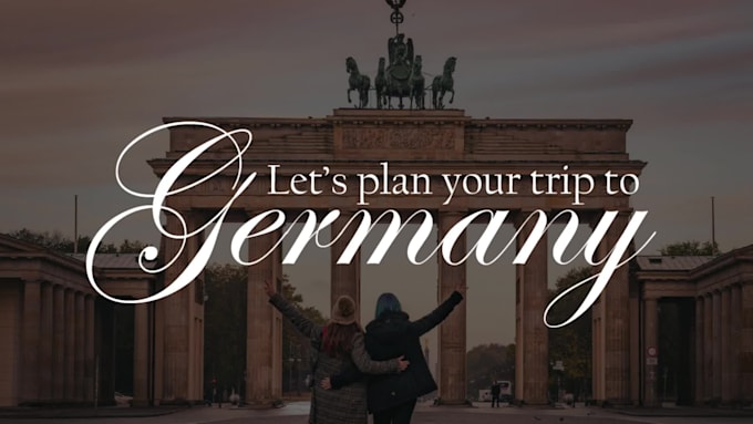 plan your awesome travel to germany