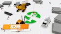 make amazing 3d construction architecture logo animation