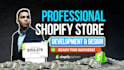 build and design your shopify store or shopify website