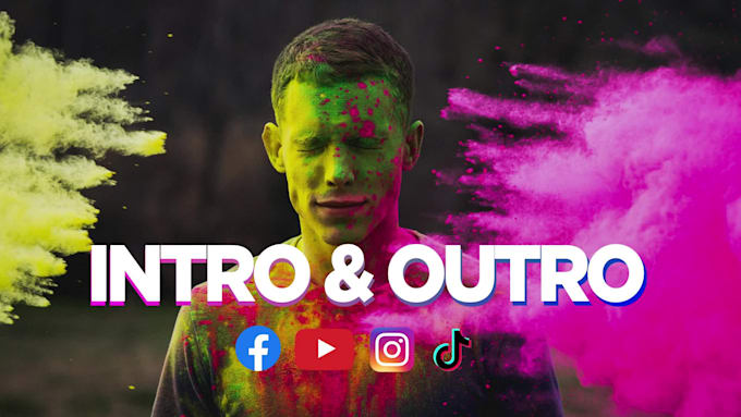 do youtube intro video, outro or promo video