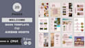 provide a professional airbnb book template for airbnb