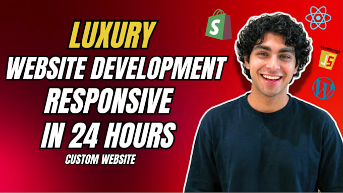build luxury website design and full website development