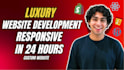 build luxury website design and full website development