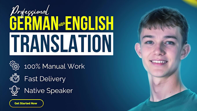 translate german to english and english to german