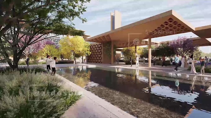 generate realistic 3d renderings for architecture