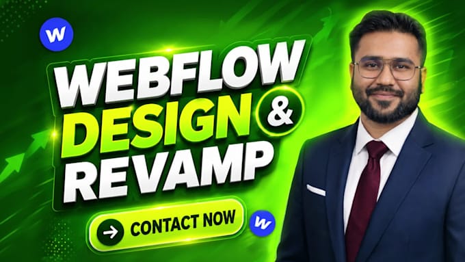 develop and design webflow website, webflow landing page, figma to webflow