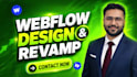 develop and design webflow website, webflow landing page, figma to webflow