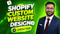 built shopify store, shopify website design and development shopify dropshipping