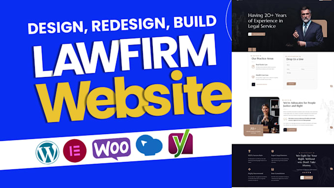 create a premium law firm website, lawyer website on wordpress