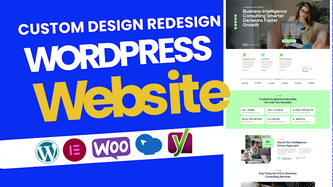 create a custom responsive wordpress website for your business