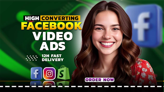create shopify facebook video ads for dropshipping products