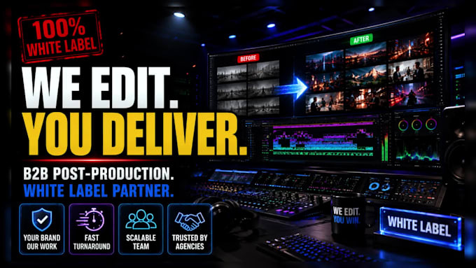 be your b2b white label video editing agency partner